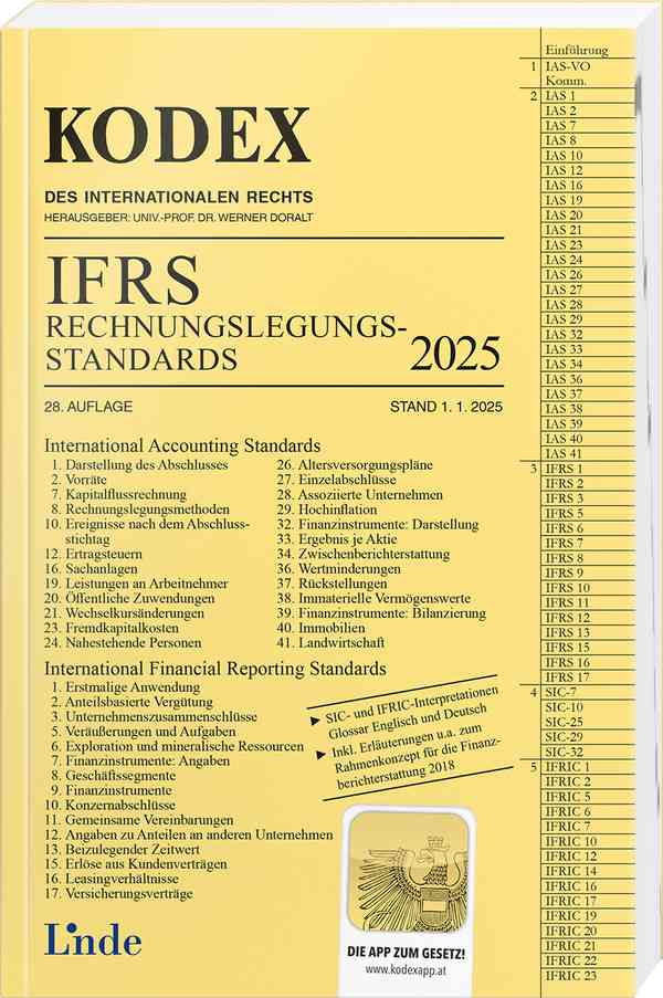 Kodex - IFRS Rechnungslegungsstandards (2025)