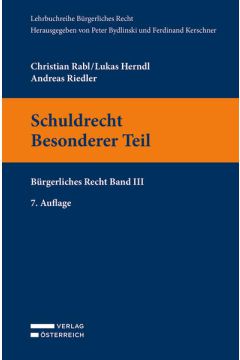Rabl - Schuldrecht Besonderer Teil (Bürgerliches Recht III)