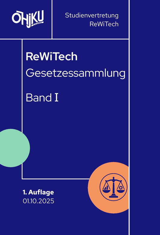 ReWiTech: Gesetzessammlung - BAND I