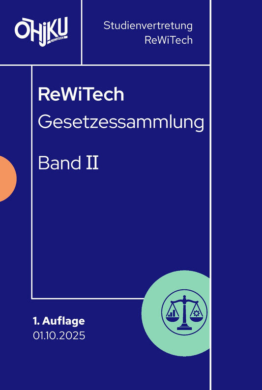 ReWiTech: Gesetzessammlung - BAND II