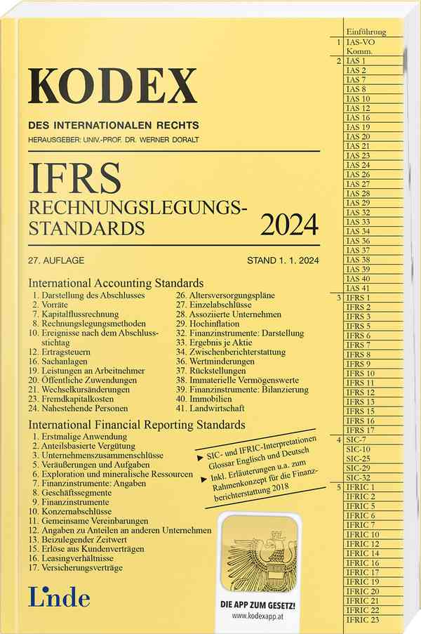 Kodex - IAS/IFRS Internationale Rechnungslegung (2024)