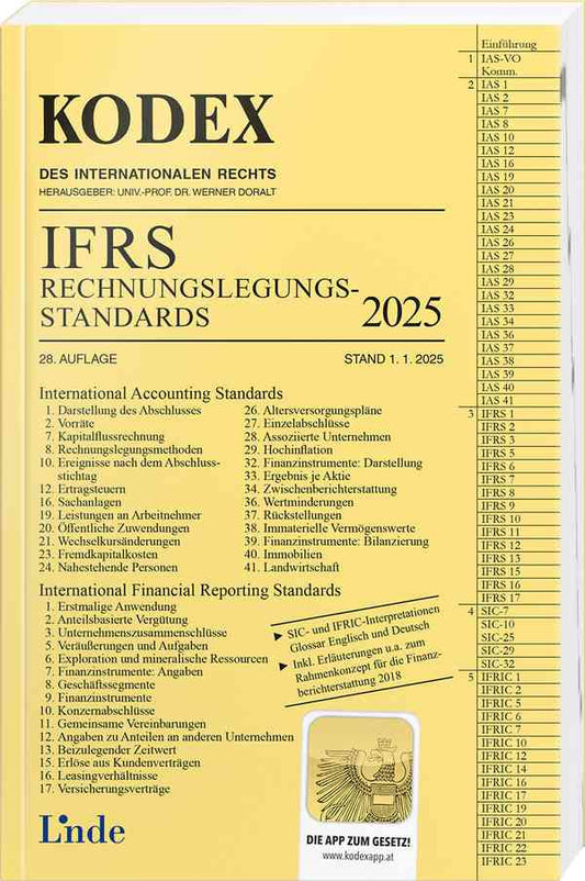Kodex - IFRS Rechnungslegungsstandards (2025)