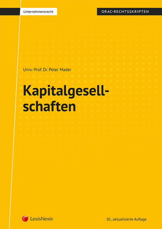 ORAC - Kapitalgesellschaften (11. Auflage)