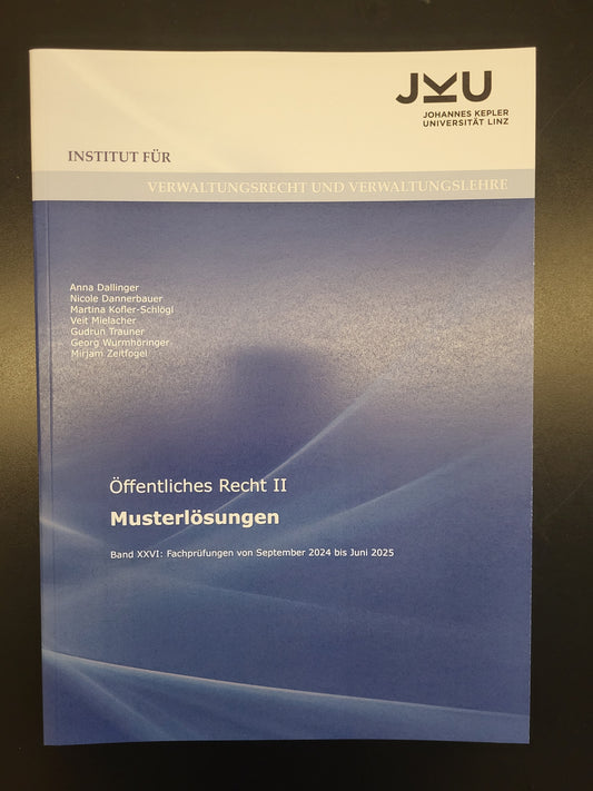 Öffentliches Recht II - Musterlösungen XXVI