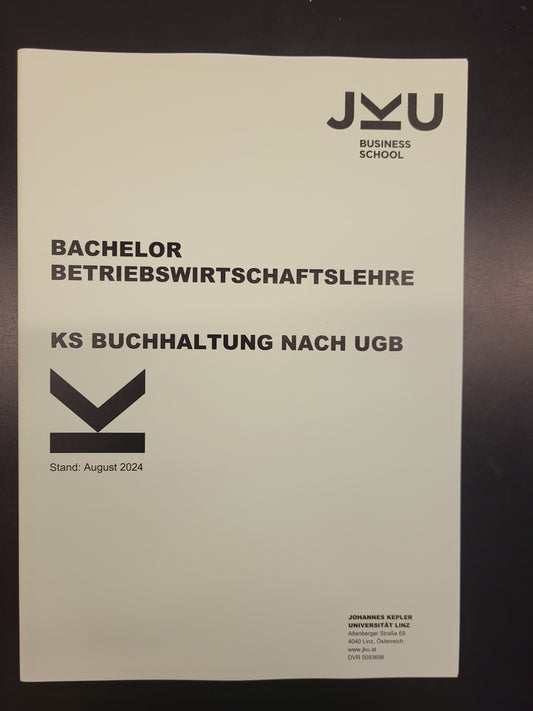 KS: Buchhaltung nach UGB*