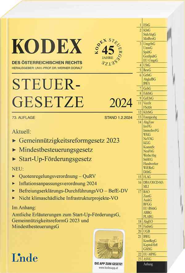 Kodex - Steuergesetze (2024/25)